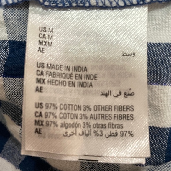 Style & Co. Navy and White Checkered Dress Sz M - Picture 14 of 16